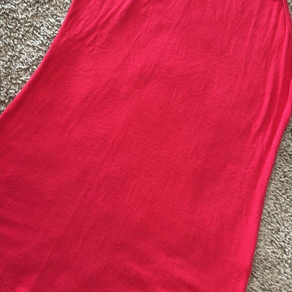 Anthropologie Lilka Red Ribbed Soft Tanktop XS - Picture 4 of 6